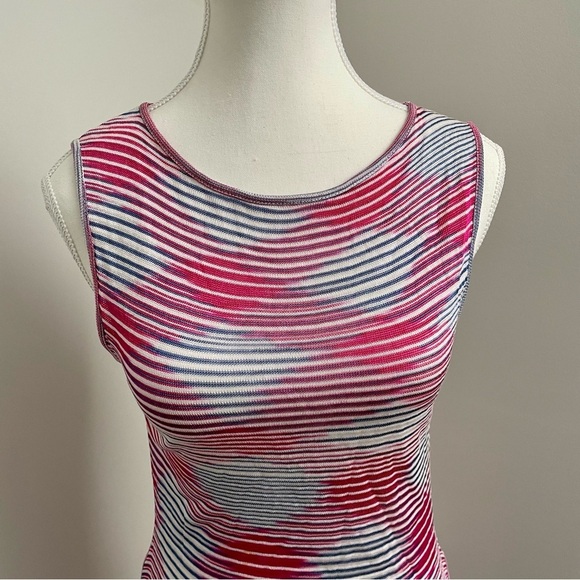 Missoni Lightweight Knit Stretch Swim Coverup Pink and Blue Size Small - Picture 3 of 7